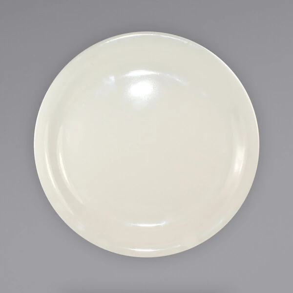 International Tableware Valencia 11" Ivory (American White) Narrow Rim Stoneware Plate - 12/Case
