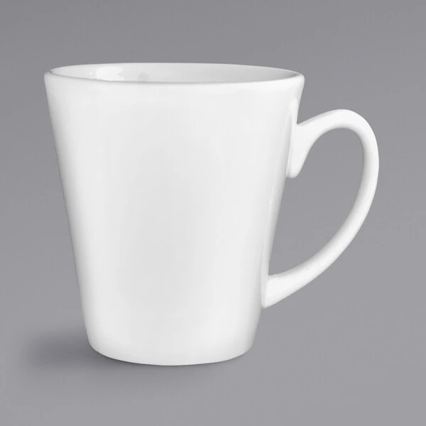 International Tableware Dover 13 oz. European White Porcelain Funnel Cup - 36/Case