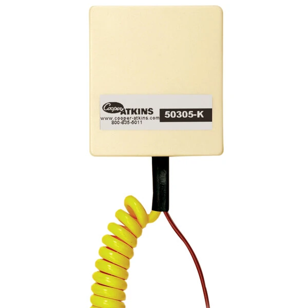Cooper-Atkins 50305-K Type-K Mountable Freezer/Cooler Air Probe with 24" Coiled Cable and 96" Sensor Cable