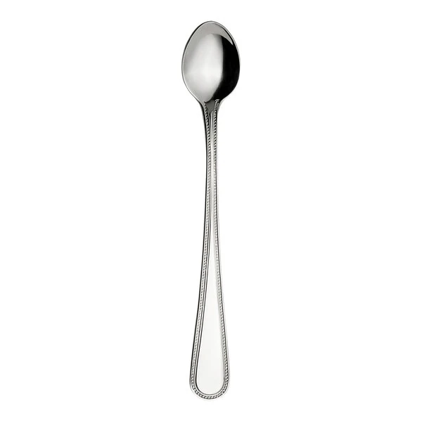 WNK Pearl from Steelite International 7 1/4" 18/10 Stainless Steel Extra Heavy Weight Iced Tea Spoon - 12/Case