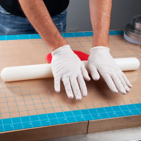 Ateco 698 36" x 24" Non-Stick Silicone Baking Work Mat with Grid Measurements