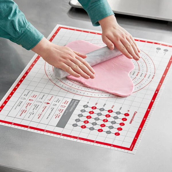 OXO Good Grips 24 1/2" x 17 1/2" Non-Stick Silicone All-In-One Pastry / Work Mat 11211300