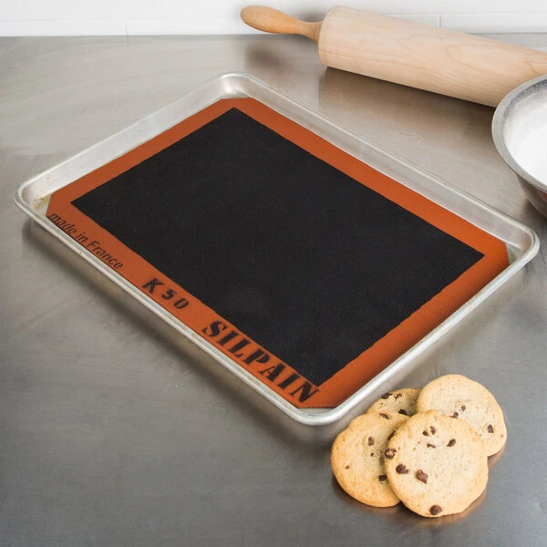 Sasa Demarle SILPAIN® SN 415 290 02 11 5/8" x 16 1/2" Half Size Silicone Non-Stick Baking Mat
