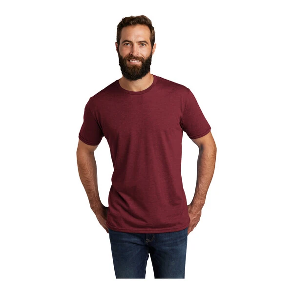 AllMade AL2004 Unisex Customizable Vino Red Short Sleeve T-Shirt - Tri-Blend - 2X