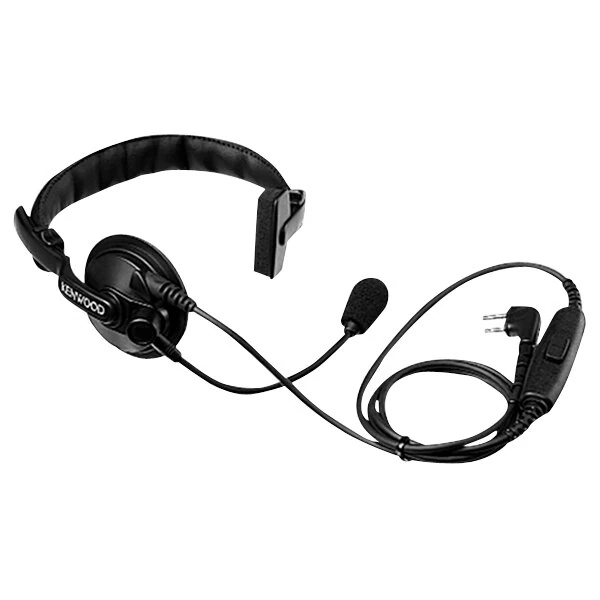 Kenwood KHS-7A Single Muff Headset with PTT Boom Microphone for NX-P Series and TK-3000