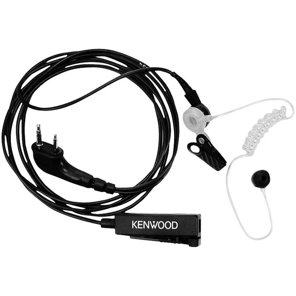 Kenwood KHS-8BL Two-Wire Palm Microphone with Earphone for NX-P Series and TK-3000