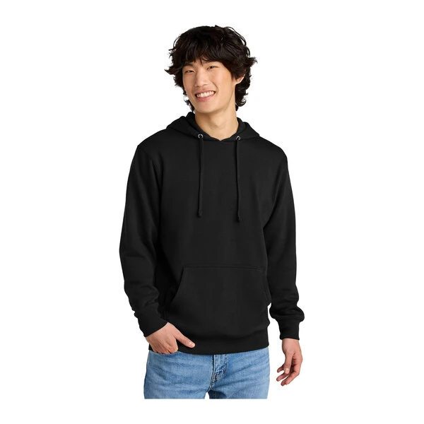 District DT6100 Unisex Customizable Black V.I.T. Fleece Hoodie Sweatshirt - Ring Spun Cotton - 3X