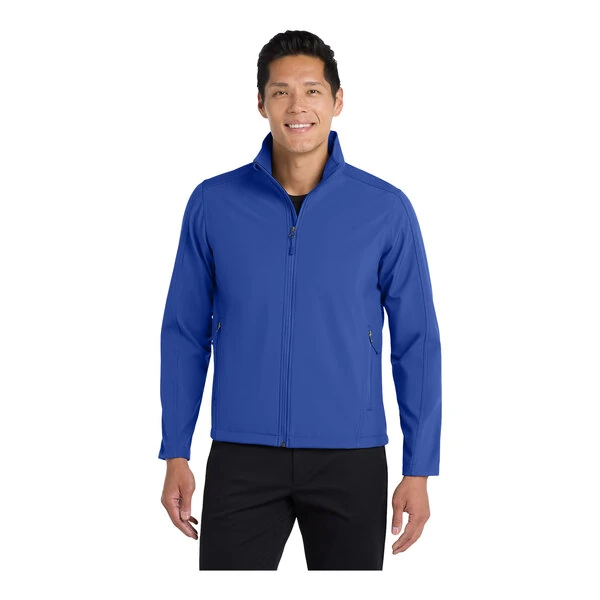 Port Authority J317 Unisex Customizable True Royal Core Soft Shell Jacket - 2X