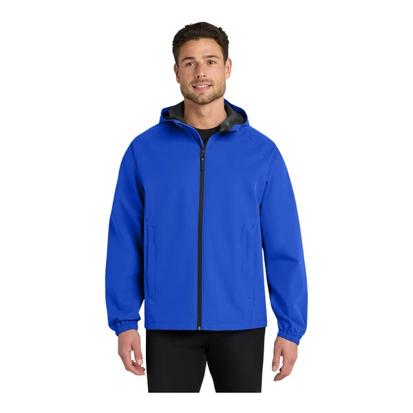 Port Authority J407 Unisex Customizable True Royal Essential Rain Jacket - 4X