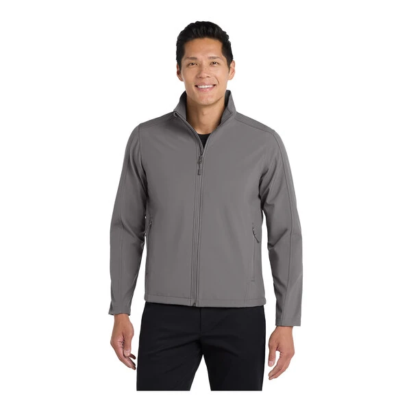 Port Authority J317 Unisex Customizable Deep Smoke Core Soft Shell Jacket - Extra Large