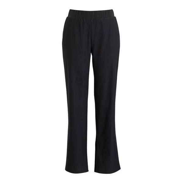 Edwards 8862 Women's Black Flex Fit Service / Housekeeping Pants with Elastic Waist - Polyester - Small