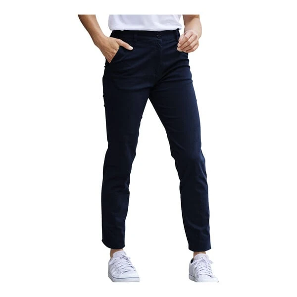 Edwards 8558 26" Women's Dark Navy Performance 4-Way Stretch Pants - Size 0