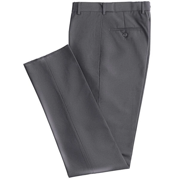 National Patrol by Henry Segal Women's Gray Flat Front Suit Pants - 10