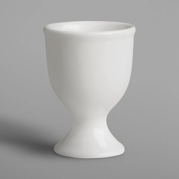 RAK Porcelain Banquet 1.5 oz. Ivory Porcelain Egg Cup - 6/Case