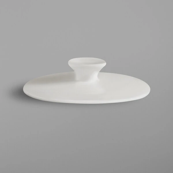 RAK Porcelain Classic Gourmet Ivory Porcelain Teapot Lid - 12/Case