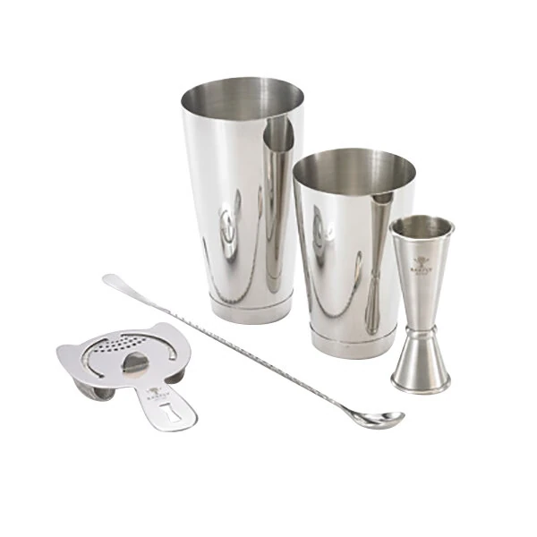 Barfly® M37101 Basic 5-Piece Stainless Steel Cocktail Kit