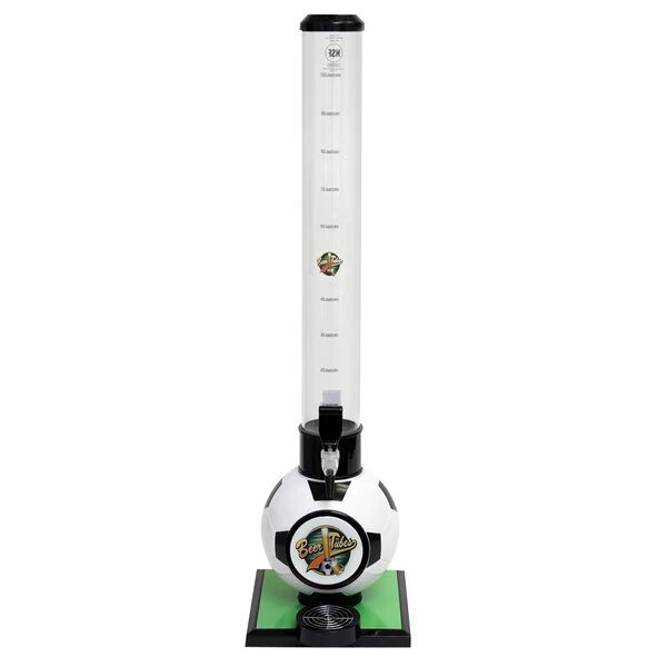 Beer Tubes SOC-32-STAP-1/4 100 oz. Customizable Tall Tube Soccer Ball Beer Tower
