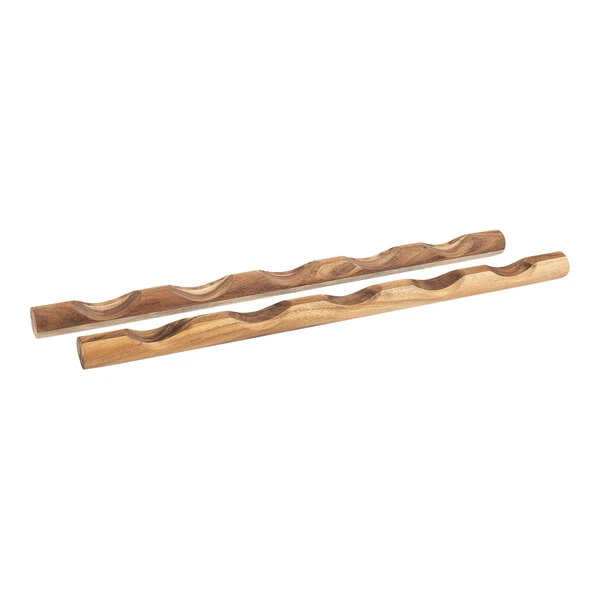 Ironwood 19 1/4" x 1" Acacia Wood Wine Sticks 28985 - 2/Case