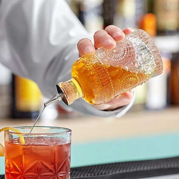 Barfly® 6.8 oz. Retro Design Glass Bitters Bottle M37186