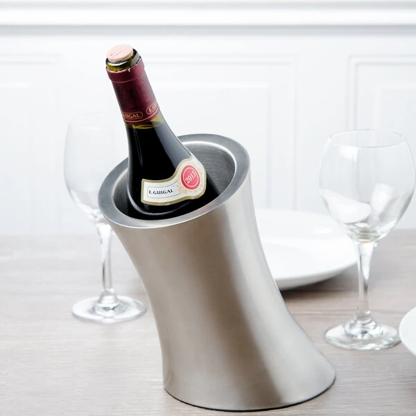 Franmara 9248 Angled Stainless Steel Double-Wall Wine Cooler