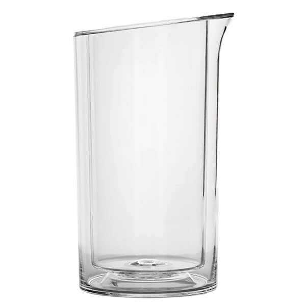 Franmara 9094 Gala Customizable Single-Bottle Acrylic Double-Wall Wine Cooler with Slanted Top