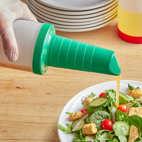 TableCraft 10286GN PourMaster Complete 1-Piece Green Neck Spout