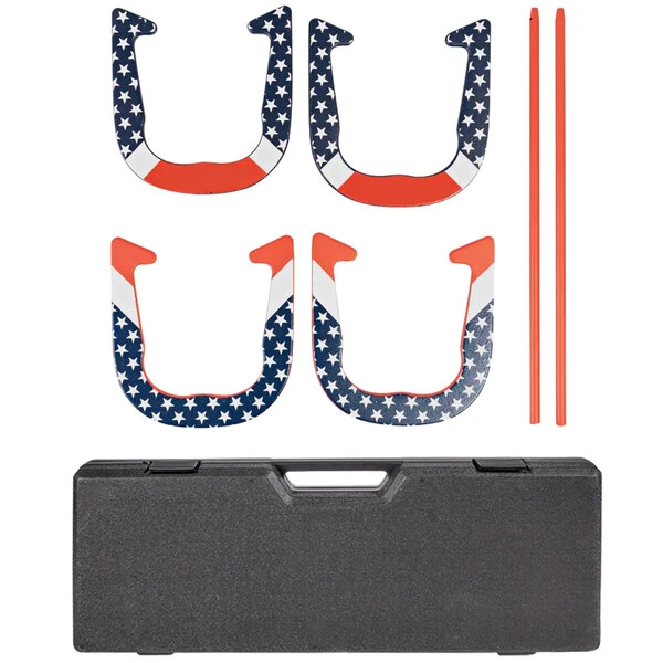 Triumph 35-7075-3 Patriotic Forged Horseshoe Set
