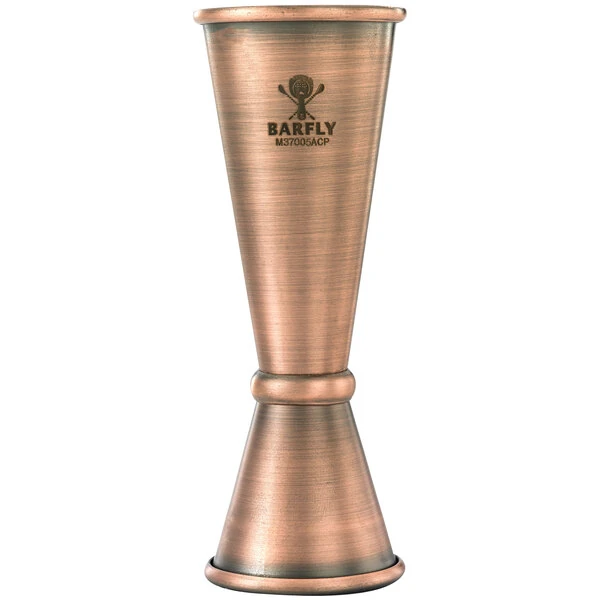 Barfly® M37005ACP 1 oz. & 2 oz. Antique Copper Japanese Style Jigger