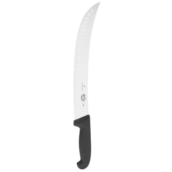 Victorinox 5.7323.31 12" Cimeter Knife with Granton Edge and Fibrox Handle