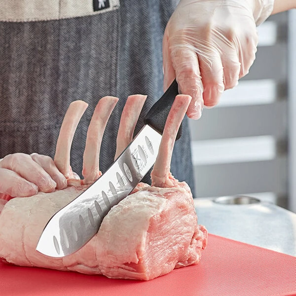Mercer Culinary M13716 BPX® 8" Granton Edge American Butcher Knife with Nylon Handle