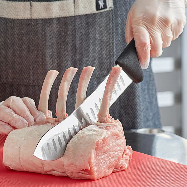 Mercer Culinary M13718 BPX® 10" Granton Edge American Butcher Knife with Nylon Handle