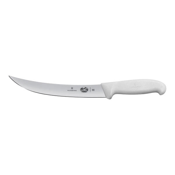 Victorinox 8" Breaking Knife with White Fibrox Handle 5.7207.20