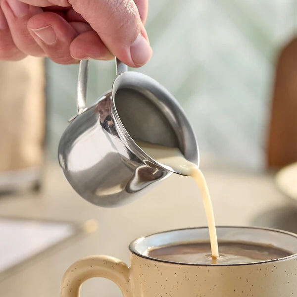 Choice 3 oz. Stainless Steel Bell Creamer