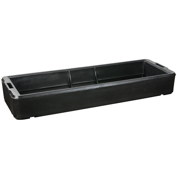 Carlisle 660303 Black Basin for 6' "Six Star" Portable Food Bar