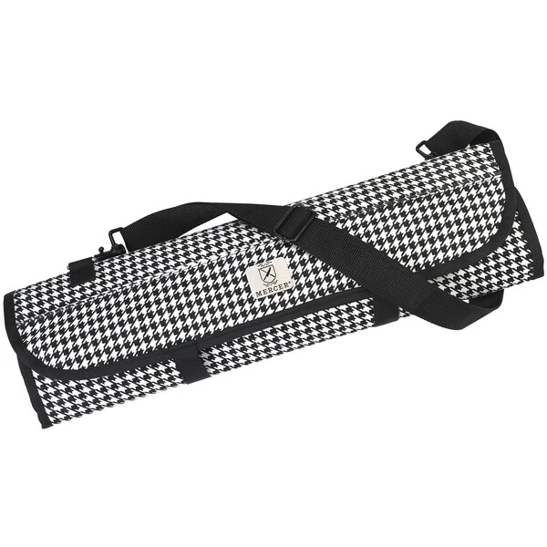 Mercer Culinary M30007HT Houndstooth 8 Pocket Knife Roll