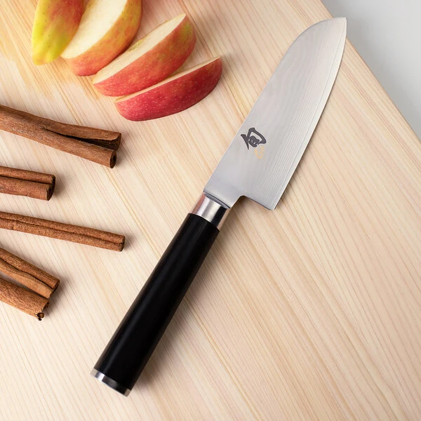 Shun DM0727 Classic 5 1/2" Forged Santoku Knife with Pakkawood Handle