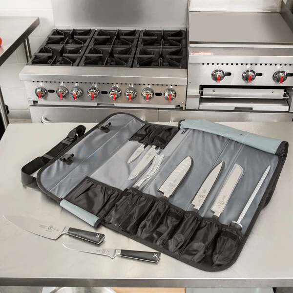 Mercer Culinary M21840 ZüM® 10-Piece Knife Case Set