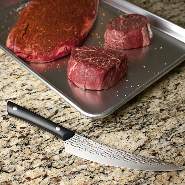 Kai PRO HT7070 6 1/2" Curved Boning and Fillet Knife with POM Handle