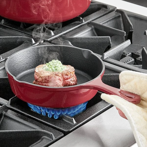 Valor 8" Merlot Enameled Cast Iron Skillet