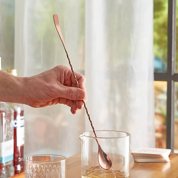 Acopa 13" Copper Japanese Bar Spoon