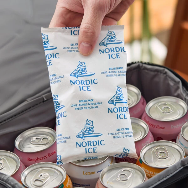 Nordic NI8 8 oz. 6 1/2" x 4" x 5/8" Gel Cold Pack - 72/Case