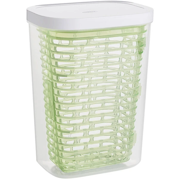 OXO GreenSaver Large Clear Rectangular Polypropylene Herb Keeper