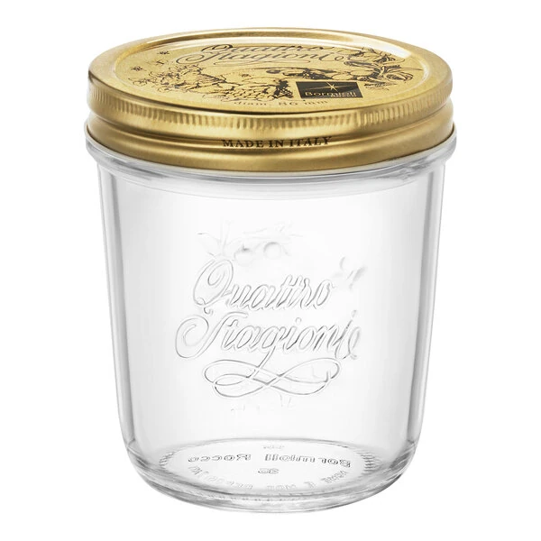 Bormioli Rocco Quattro Stagioni from Steelite International 10.75 oz. Glass Jar - 12/Case
