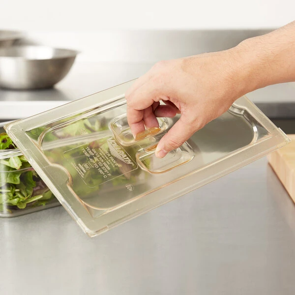 Vollrath 33300 Super Pan® 1/3 Size Amber High Heat Solid Cover