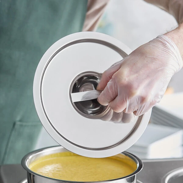 Choice 6 Qt. Stainless Steel Bain Marie Cover
