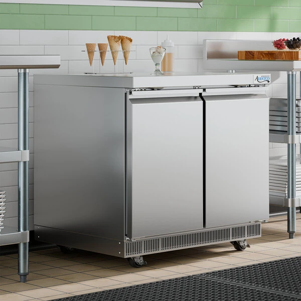 Avantco ZUC-36F-WMS 36" VersaHub WiFi-Enabled Front Breathing Undercounter Freezer