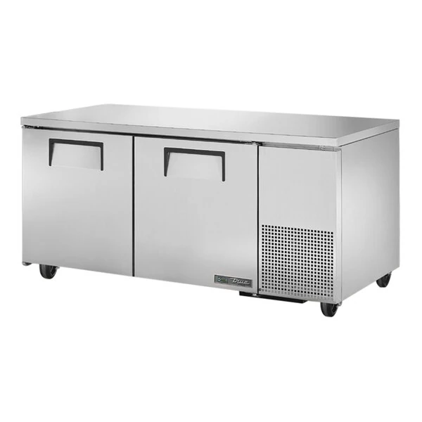 True TUC-67F-HC 67 1/4" Undercounter Freezer with Two Doors