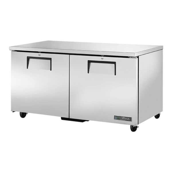 True TUC-60F-LP-HC 60 3/8" Low Profile Undercounter Freezer