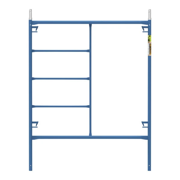 Metaltech SaferStack 76" x 60" Powder Coated Steel Scaffolding Frame with Three Rungs and Gravity Locks M-MF7660PS