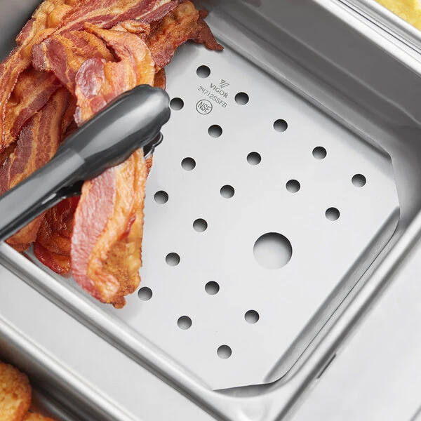 Vigor 1/2 Size Stainless Steel Steam Table/Hotel Pan False Bottom
